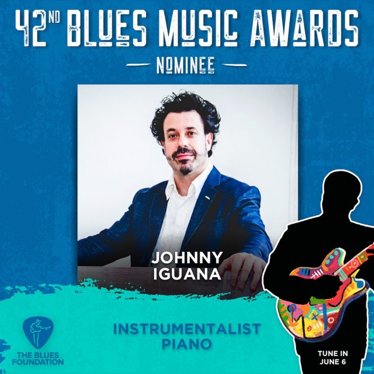 42nd Blue Music Awards nominee - Johnny Iguana - Instrumentalist Piano - The Blues Foundation